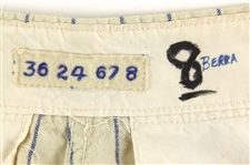 1967 Yogi Berra New York Mets Signed Game Worn Home Uniform Pants (MEARS LOA/JSA)