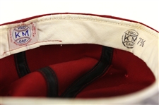 1975-76 Cesar Geronimo Cincinnati Reds Game Worn Cap (MEARS LOA) World Series Era