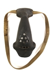1890s-1900s Game Worn Football Nose Guard w/ Original Strap (MEARS LOA)