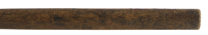 1860s-80s circa Town Ball Flat Barreled Baseball Bat (MEARS LOA)