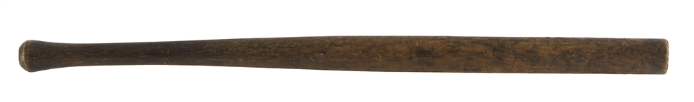 1860's-80's circa Town Ball Flat Barreled Baseball Bat (MEARS LOA)