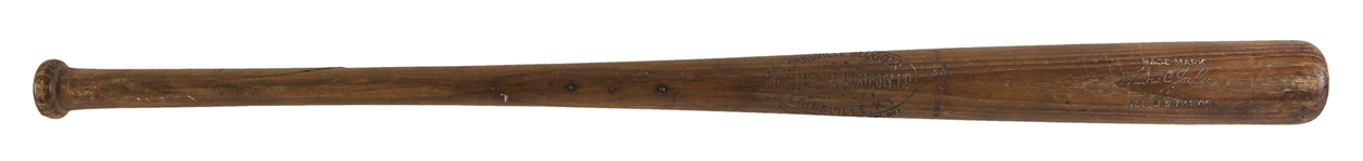 1931 Travis Jackson New York Giants H&B Louisville Slugger 40TJ Store Model Bat 