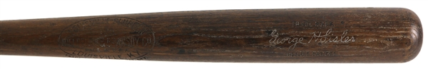 1928 George Sisler Boston Braves H&B Louisville Slugger Sidewritten Store Model Bat 