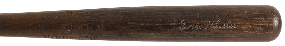 1928 George Sisler Boston Braves H&B Louisville Slugger Sidewritten Store Model Bat 