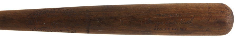 1931 Babe Ruth New York Yankees H&B Louisville Slugger 40 BR Store Model Bat