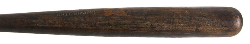 1915-25 George Sisler St. Louis Browns Spalding Autograph Store Model Bat 