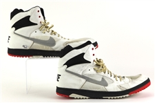 1996 Reggie White Green Bay Packers Game Worn Turf Shoes (MEARS LOA/White Family LOA) Super Bowl Season