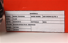 2012 Mark Teixeira New York Yankees Personal Model Nike Cleats w/ Original Box (MEARS LOA)