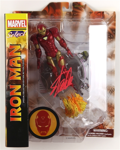2016 Stan Lee Comic Book Artist Signed MIB Iron Man Marvel Select Action Figure (Radtke Sports COA)