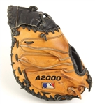 2008 Wellington Castillo Minor Leagues Signed Game Used Wilson Catcher's Mitt (MEARS LOA/PCM Sports COA)