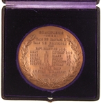 1902 George Chadwick Yale Football Collection: Walter Camp Signed Letter, 1902 Championship Medal, Game Used Footballs