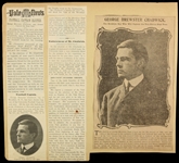 1902 George Chadwick Yale Football Collection: Walter Camp Signed Letter, 1902 Championship Medal, Game Used Footballs