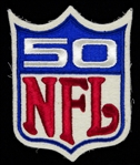 1969 Original NFL 50th Anniversary 3.x5” x 4.5” Jersey Patch