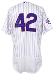 2016 (April 15) Miguel Montero Chicago Cubs Signed Game Worn Jackie Robinson Day Home Uniform (MEARS LOA/MLB Hologram/JSA) World Series Season