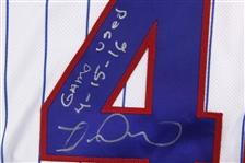 2016 (April 15) Miguel Montero Chicago Cubs Signed Game Worn Jackie Robinson Day Home Uniform (MEARS LOA/MLB Hologram/JSA) World Series Season