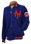 1991-92 Jerry Koosman New York Mets Signed Warm Up Jacket (MEARS LOA/JSA)