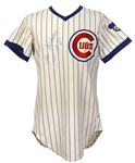 1974 Jim Hickman/Ron Dunn Chicago Cubs Game Worn Home Jersey Signed By Hickman (MEARS LOA/JSA)