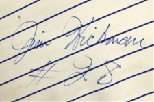 1974 Jim Hickman/Ron Dunn Chicago Cubs Game Worn Home Jersey Signed By Hickman (MEARS LOA/JSA)