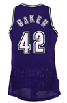 1994-95 Vin Baker Milwaukee Bucks Game Worn Milwaukee Bucks Road Jersey (MEARS LOA)