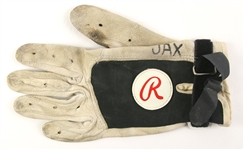1982 circa Reggie Jackson California Angels Game Worn Batting Glove (MEARS LOA)