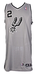 2012-14 Kawhi Leonard San Antonio Spurs Alternate Jersey (MEARS LOA)