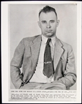 1959 John Dillinger Public Enemy #1 25th Anniversary of His Death 8x10 Wire Photo