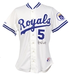 1991 George Brett Kansas City Royals Signed Home Jersey (MEARS LOA/Full *JSA Letter*)