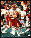 1960s Len Dawson Kansas City Chiefs Signed 8x10 Color Photo (JSA)
