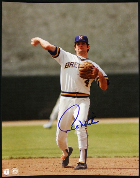 1978 circa Paul Molitor Milwaukee Brewers Signed 8x10 Color Photo (JSA)