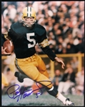 1966 Paul Hornung Green Bay Packers Signed 8x10 Color Photo (JSA)