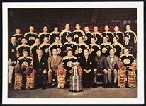 1969-1970 Boston Bruins Stanley Cup Champions 5”x7” Full Color Glossy Paper Team Photo