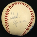 1960's Charlie Gehringer Al Kaline Hank Aguirre Detroit Tigers Signed Harwood Official League Baseball w/ Original Box (JSA)