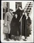 1937 Babe Ruth New York Yankees Legend & Family 7”x9” Original Photo