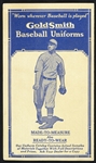 1910-1920s Goldsmith 4”x6” 4 page booklet