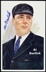 1980s Al Barlick Perez Steele Signed Postcard (JSA)
