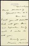 1900 Theodore Roosevelt US President ALS (JSA) 