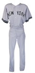 2005 Derek Jeter New York Yankees Game Worn Road Uniform (MEARS A10) “Sourced Directly From the Oakland A’s Organization”