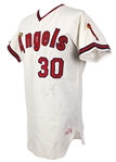 1974-1975 Nolan Ryan California Angels Game Autographed Worn Home Jersey (MEARS A9.5 / JSA) “From the Seasons of 3x 300+ K seasons, 2 No Hitters”