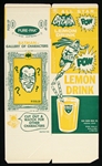 1966 Batman Lemon Drink 8”x13” unfolded carton (Old Store Stock)