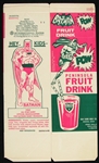 1966 Batman Penisula Fruit Drink 8”x13” unfolded carton (Old Store Stock)
