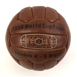 1990's Pele Brazil Soccer Signed Long Sleeve Jersey & 1958 World Cup Replica Match Ball - Lot of 2 (PSA/DNA)