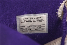 2008-09 Kobe Bryant Los Angeles Lakers Game Worn Nike Sneakers (MEARS LOA)