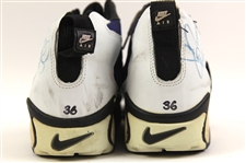 1994 Jerome Bettis Los Angeles Rams Signed Game Worn Nike Turf Shoes & Wilson Gloves (MEARS LOA/JSA)