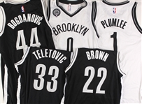 2013-15 Brooklyn Nets Game Worn Jerseys - Lot of 7 w/ Bojan Bogdanovic Playoffs, Mirza Teletovic London Live & More (MEARS LOA/MeiGray/Steiner)