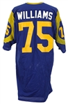 1973-79 Bill Nelson Jim Youngblood John Williams Los Angeles Rams Game Worn Home Jerseys - Lot of 3 (MEARS LOA)
