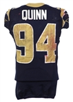 2001-14 St. Louis Rams Game Worn Jerseys - Lot of 6 w/ James Laurinaitas Dual Signed, Robert Quinn International Series & More (MEARS LOA/JSA & PSA/DNA)