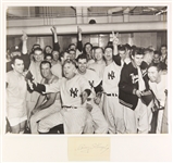 1950s Casey Stengel New York Yankees Signed Index Card w/ 16" x 20" Photo (JSA)