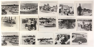 1910's-70's Cuba Original & Wire Photo Collection - Lot of 45 w/ Fidel Castro, Willie Mays, Presidente Batista, Cuban Refugees & More