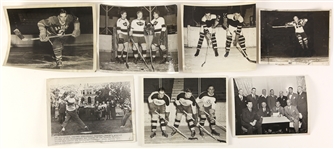 1930's-90's Hockey Original Photo Collection - Lot of 26 w/ Lionel Conacher, Bobby Hull, Eddie Shore & More