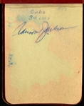 1954 Chicago Cubs Multi Signed Autograph Book w/ 15+ Signatures Including Rookie Year Ernie Banks & More (JSA)